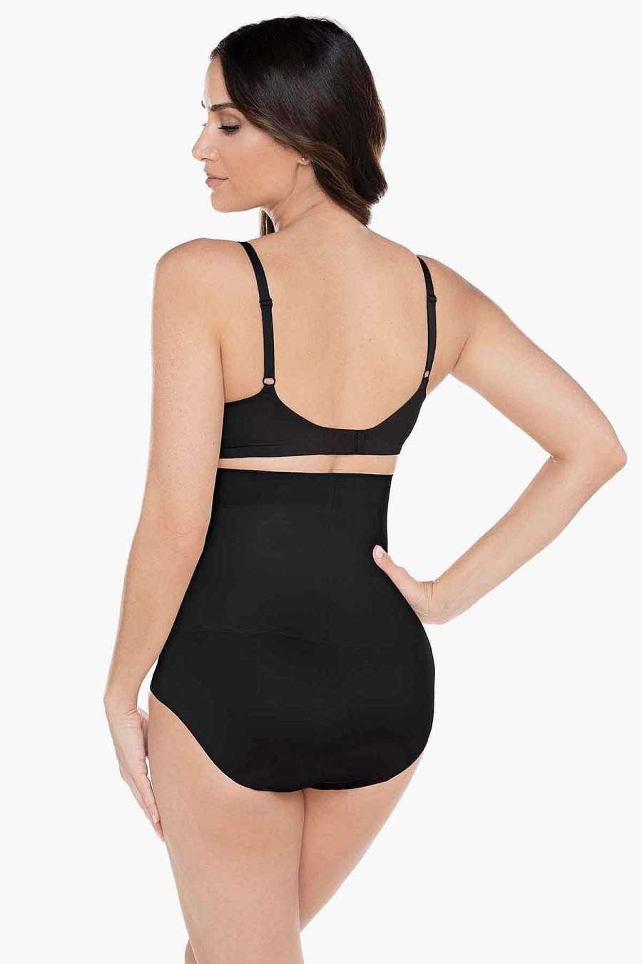 Miraclesuit Comfy Curves Hi Waist Brief Shapewear New