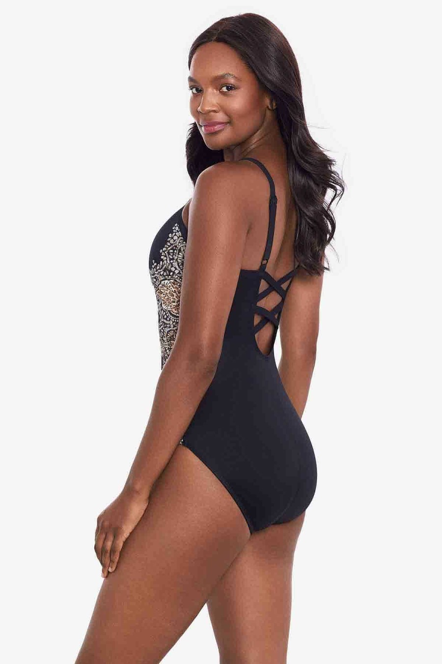 Miraclesuit Cappadocia Temptation One Piece Swimsuit Black/Multi Wholesale