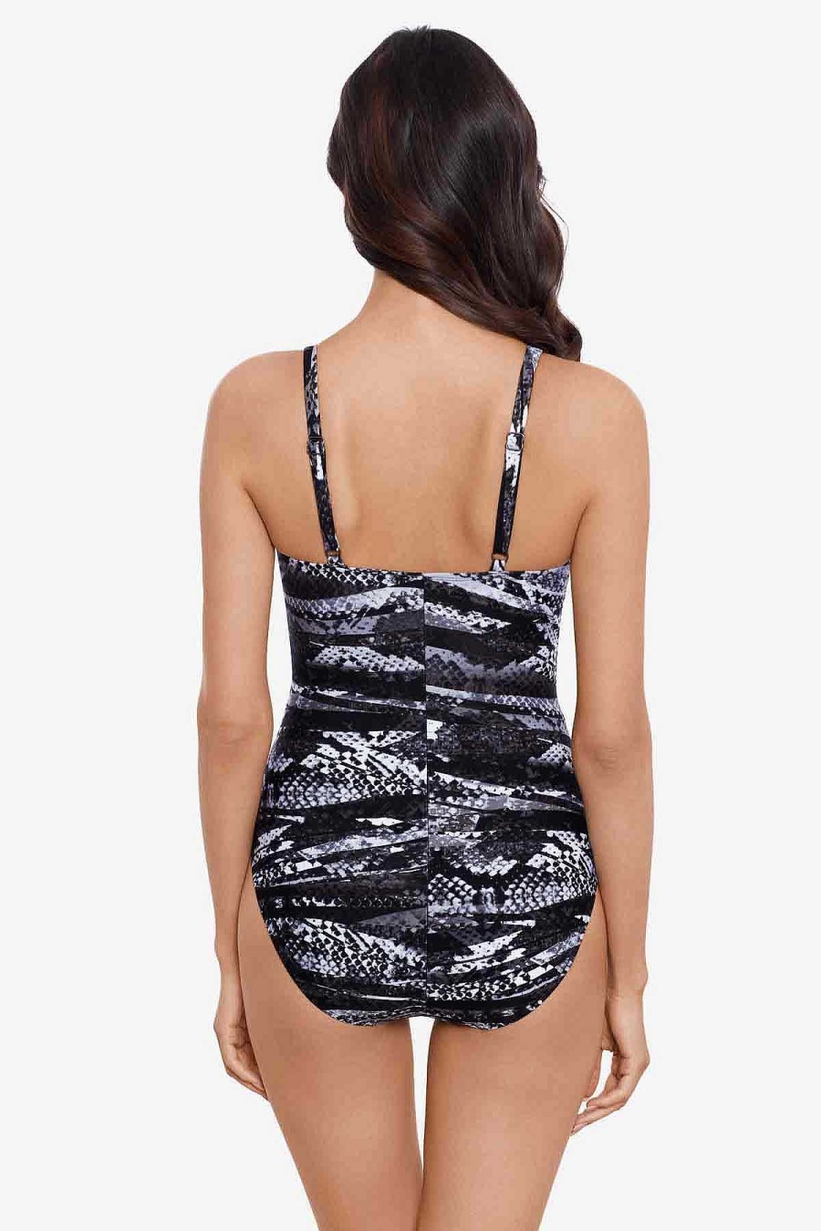 Magicsuit Za'Atar Gianna One Piece Swimsuit Black/Grey Hot