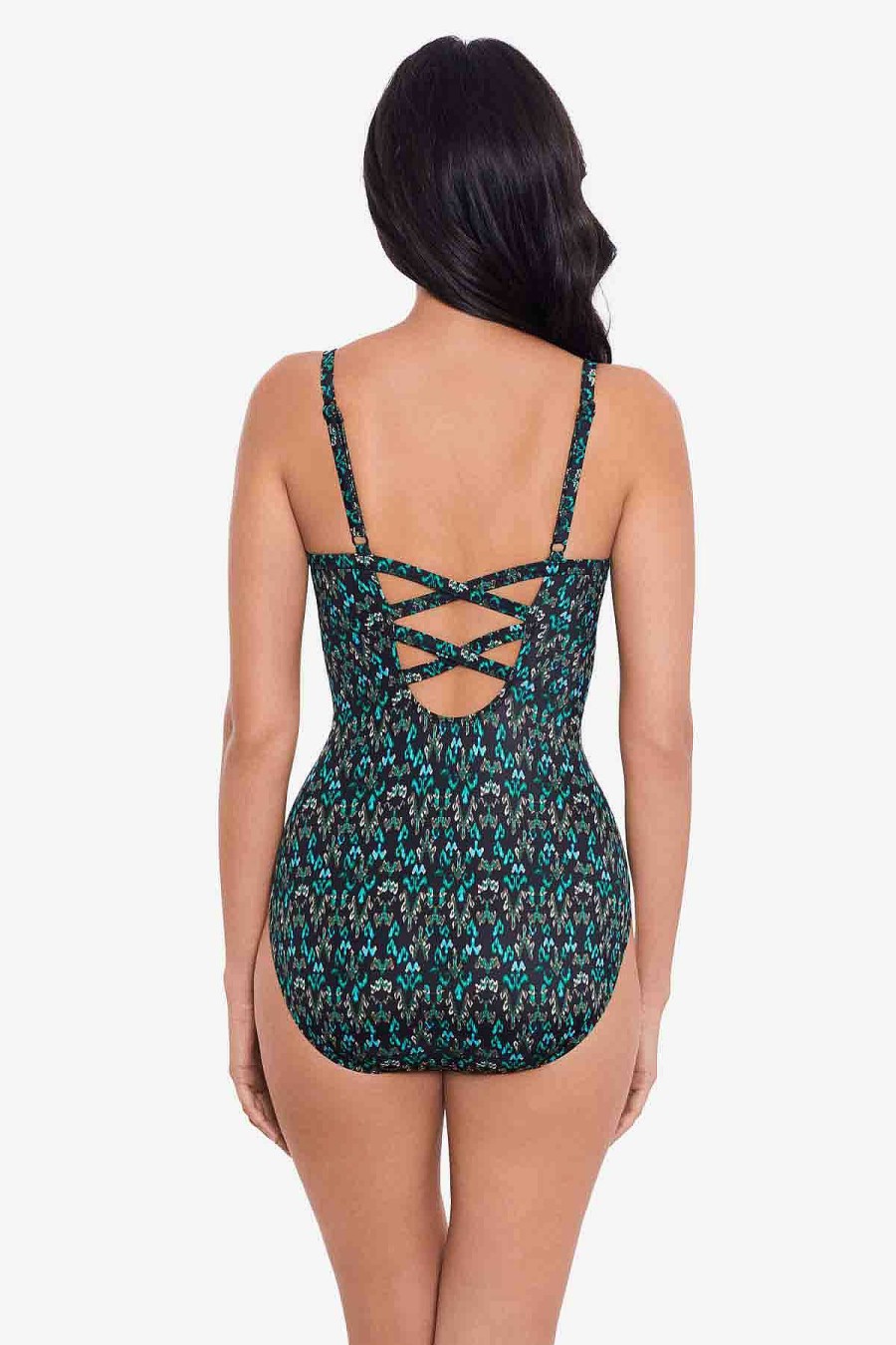 Miraclesuit Bijoux Captivate One Piece Swimsuit Black/Multi Clearance