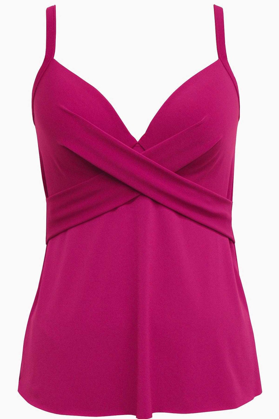 Miraclesuit Rock Solid Allura Tankini Top Hot