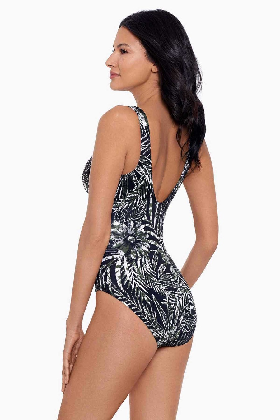 Miraclesuit Zahara It'S A Wrap One Piece Swimsuit Black/Multi Online