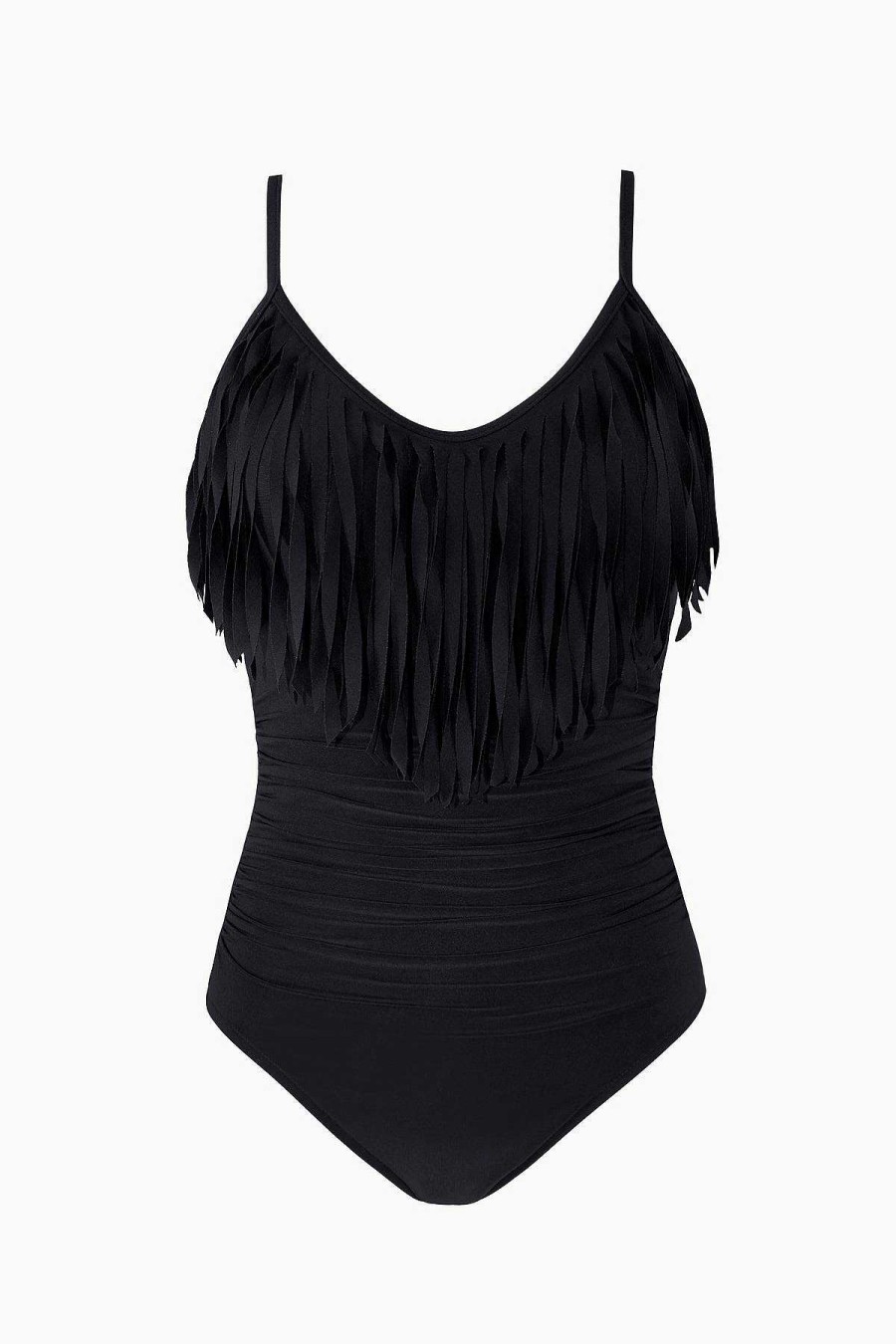 Magicsuit Fringe Blaire One Piece Swimsuit Black Online