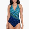 Miraclesuit Alhambra Wrapsody One Piece Swimsuit Blue/Multi Hot