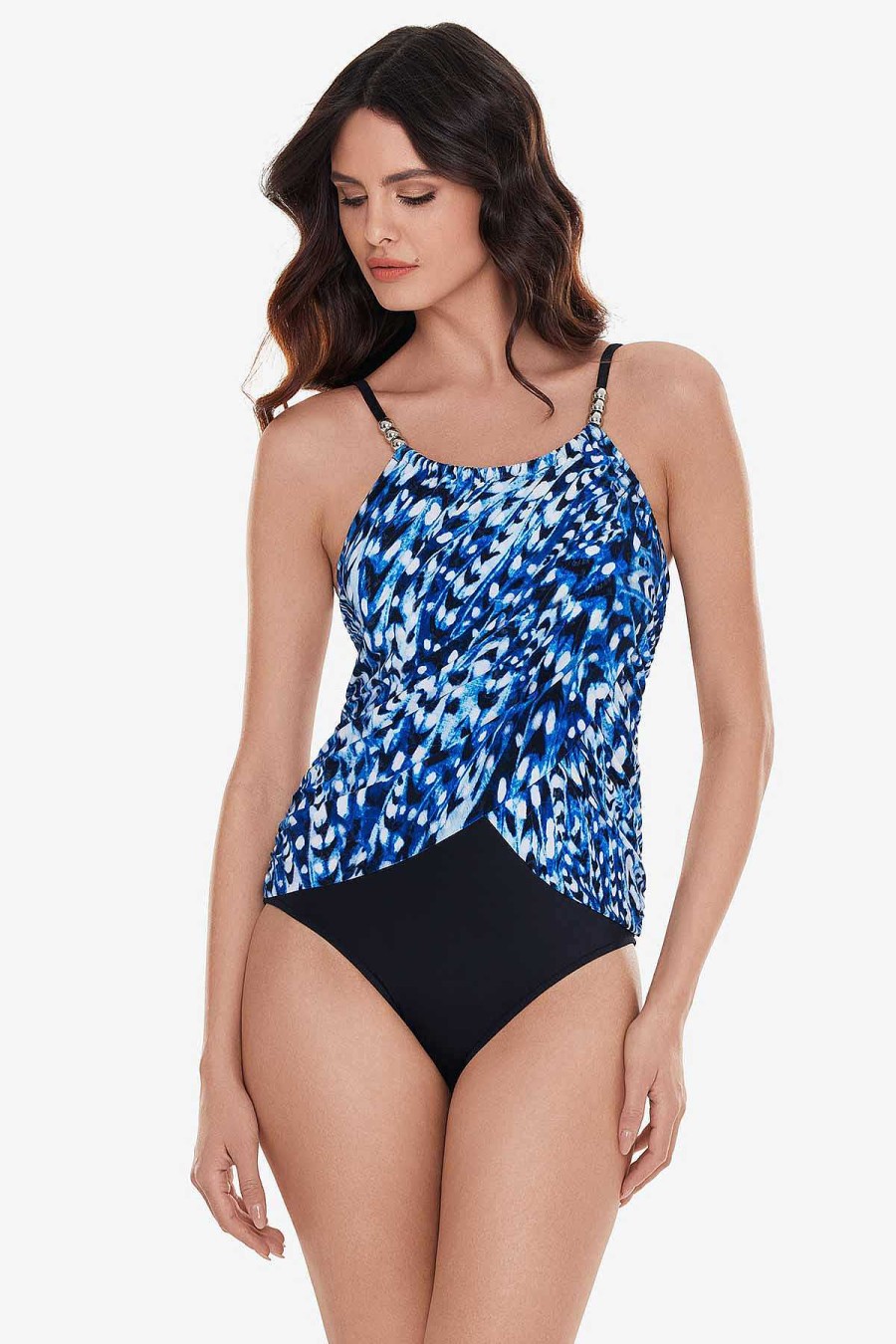 Magicsuit Quill Lisa One Piece Swimsuit Blue/Multi Best