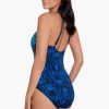 Miraclesuit Alhambra Wrapsody One Piece Swimsuit Blue/Multi New