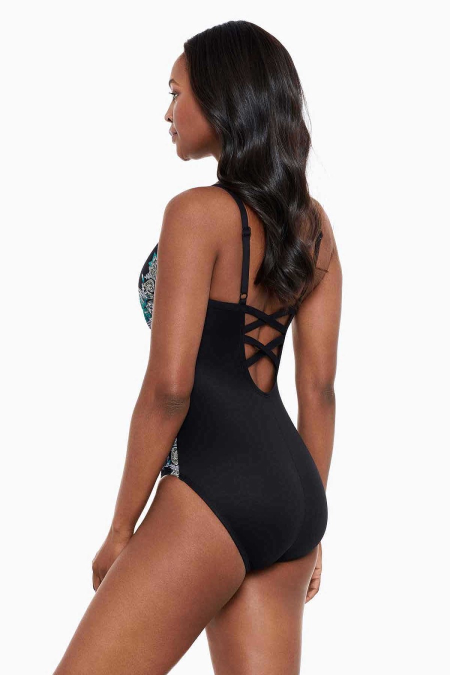 Miraclesuit Precioso Temptation One Piece Swimsuit Black/Multi Best