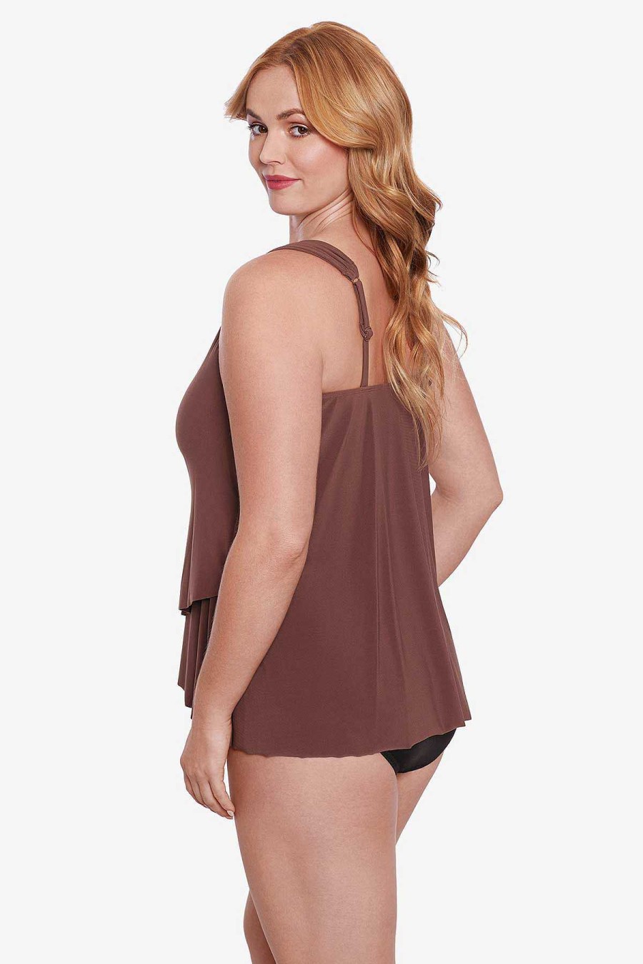 Miraclesuit Plus Size Razzle Dazzle Underwire Tankini Top Online