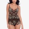 Miraclesuit Tribal Tigress Gala Tankini Top Black/Multi Clearance