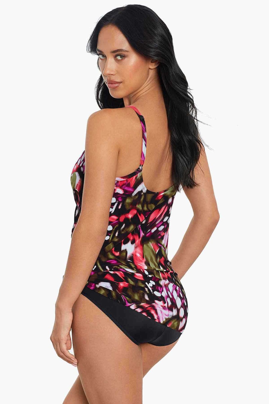 Magicsuit Flutter Willow One Piece Swimsuit Black/Multi New