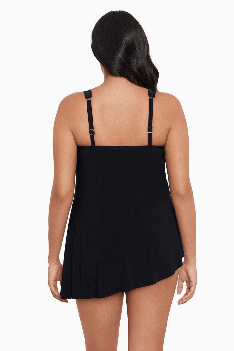 Magicsuit Plus Size Winnie Tankini Top Black Online