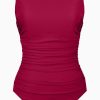 Miraclesuit Rock Solid Regatta High-Neck One Piece Swimsuit Online