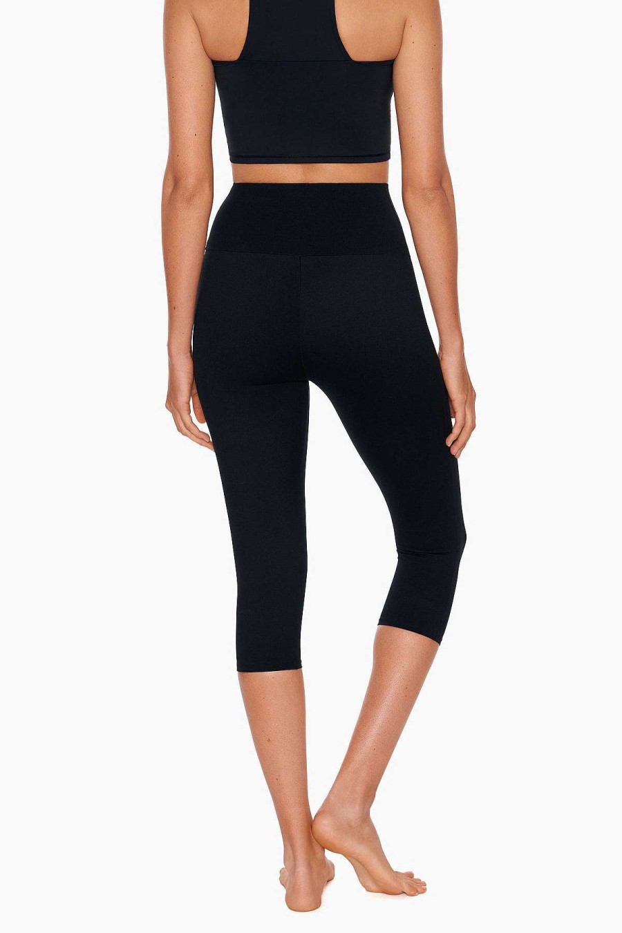 Miraclesuit High-Rise Capri Legging Black New