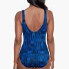 Miraclesuit Alhambra It'S A Wrap One Piece Swimsuit Blue/Multi Hot